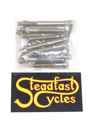 Allen screws kit BSA B44 441 unit single 1969 & 1970 sidecover stainless set