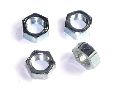 Triumph 650 BSA valve adjust thin locknut 4 lock nuts 70-0470 24-0563 UK Made