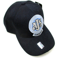 AJS hat vintage motorcycle baseball ball cap black and blue NEW adjustable back