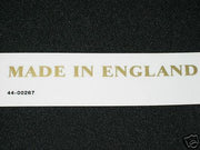 MADE IN ENGLAND vinyl decal classic motorcycle transfer Triumph Norton BSA