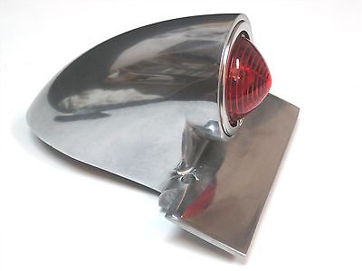 1950s Taillight Sparto polished aluminum chopper bobber motorcycle 1169A