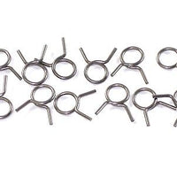 12 each Fuel line clips 1/2" OD Motorcycle Auto hose tube clamps spring clamp