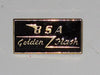BSA Golden Flash lapel pin Black made in England classic vintage motorcycle