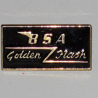 BSA Golden Flash lapel pin Black made in England classic vintage motorcycle