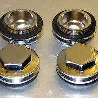 71-2744 Triumph rocker tappet caps 650 1963 - 1970 rocker box valve adjust cover