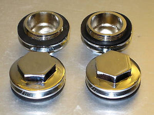 71-2744 Triumph rocker tappet caps 650 1963 - 1970 rocker box valve adjust cover