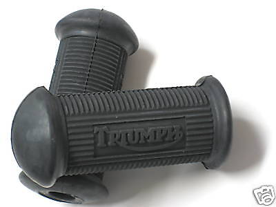 Triumph footrest rubbers 500 650 750.. all 1938 to 1978 front rider rubber set