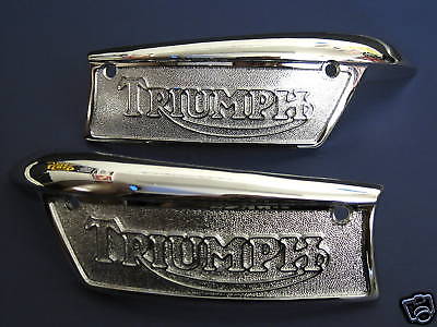 Triumph gas tank badges 1969 70 71 72 73 74 75 76 77 78 79 UK Made badges badge 