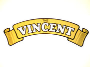 The Vincent waterslide water slide decal die-cut UK Made gas tank side