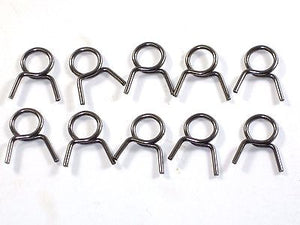 Fellers Small Engines Fuel Line Hose Clips – 10 Pack – 8mm / 5/16″ – Scooter, Dirt Bike, Go Kart