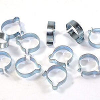 7/8" handlebar cable clips 12 each motorcycle bicycle clip lot chopper wire stay