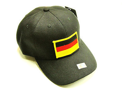 German Flag Hat baseball cap motorcycle patch black ballcap Germany