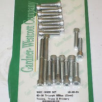 Triumph 650 unit 1963 to 1968 allen screw set engine side cover bolt set UK Made