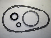 Triumph T120 TR6 4 speed clutch sprocket seal leak set primary & window gasket