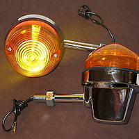 56606 short stem blinkers left right flashers turn signals Triumph Norton BSA