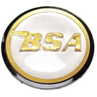 BSA Rocket 3 logo gas petrol tank top round center badge gold silver
