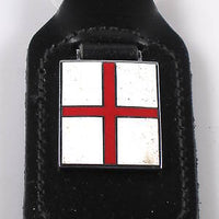 St George's red Cross key ring fob flag of England UK