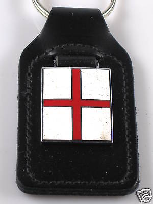 St George's red Cross key ring fob flag of England UK