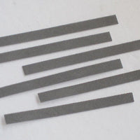 6 Flex files contact burnishing fine polish  .025 thick points file 240 grit 
