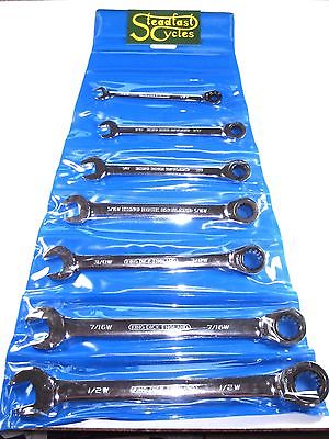 Koken 8-Pc Whitworth 3/8" Drive Socket Set - For Vintage Triumph, Norton, BSA Motorcycles