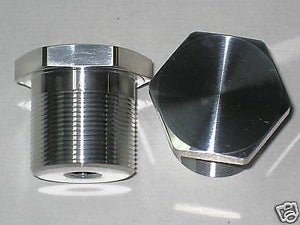 Norton Commando fork top nuts tube bolts Aluminum alloy caps deep 06-0345 A