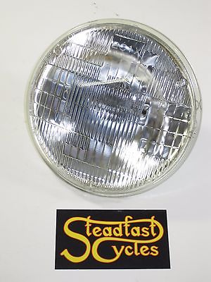 5 3/4" motorcycle headlight glass sealed halogen lens 12v Triumph BSA 37.5/60W