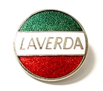 Laverda lapel pin Motorcycle scooter red green and white italian hat badge