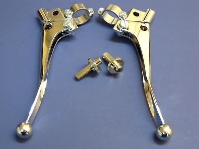 Brake Clutch lever pair left right hand motorcycle levers for 7/8" handlebars 