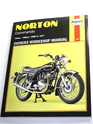NORTON Haynes workshop manual 750 850 Commando 1968 to 1975 75 MK1 MK2 MK3