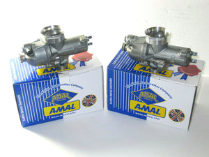 Amal aluminum 930 Premier Carburetor Set 30mm pair carbs R930 L930 Triumph BSA