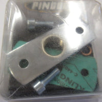 Adapter plate petcock to tank w 3/8 NPT 1.968 / 50mm bolt centers / For Pingel