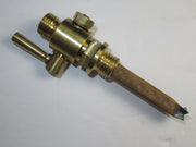 Brass petcock 1/4" x 1/4" Large bore with screen 82-3057