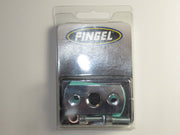 Adapter plate petcock to tank 1/4 NPT / 34mm bolt centers / For Pingel