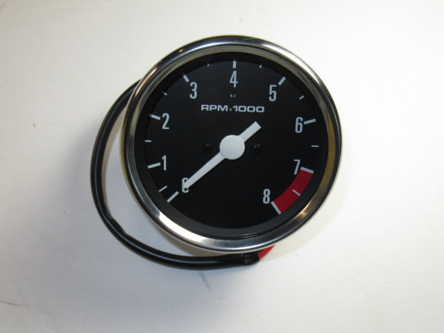 60-7223 Black Face tach gage 4:1 ratio tachometer Veglia Triumph T140 1978