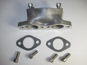 Norton Commando single carb manifold to Mikuni 2 3/4" carb spacing