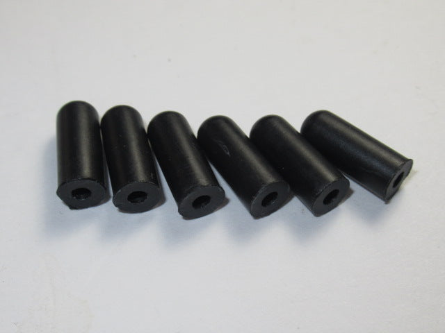 1/8" rubber vacuum cap 6 each