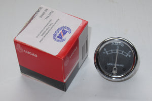 1 3/4" Ammeter Lucas amp meter Triumph Norton BSA 1 3/4" 8-0-8 Amp 6V 99-0566