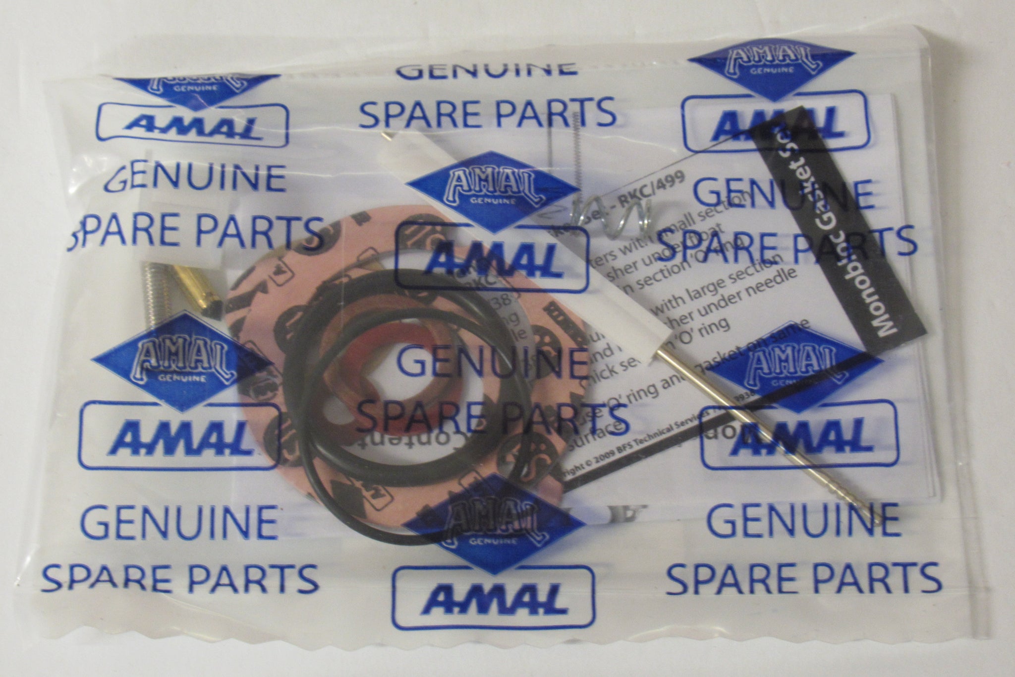 Genuine Amal Monoblock repair kit rebuild set complete 389 Monobloc Tr