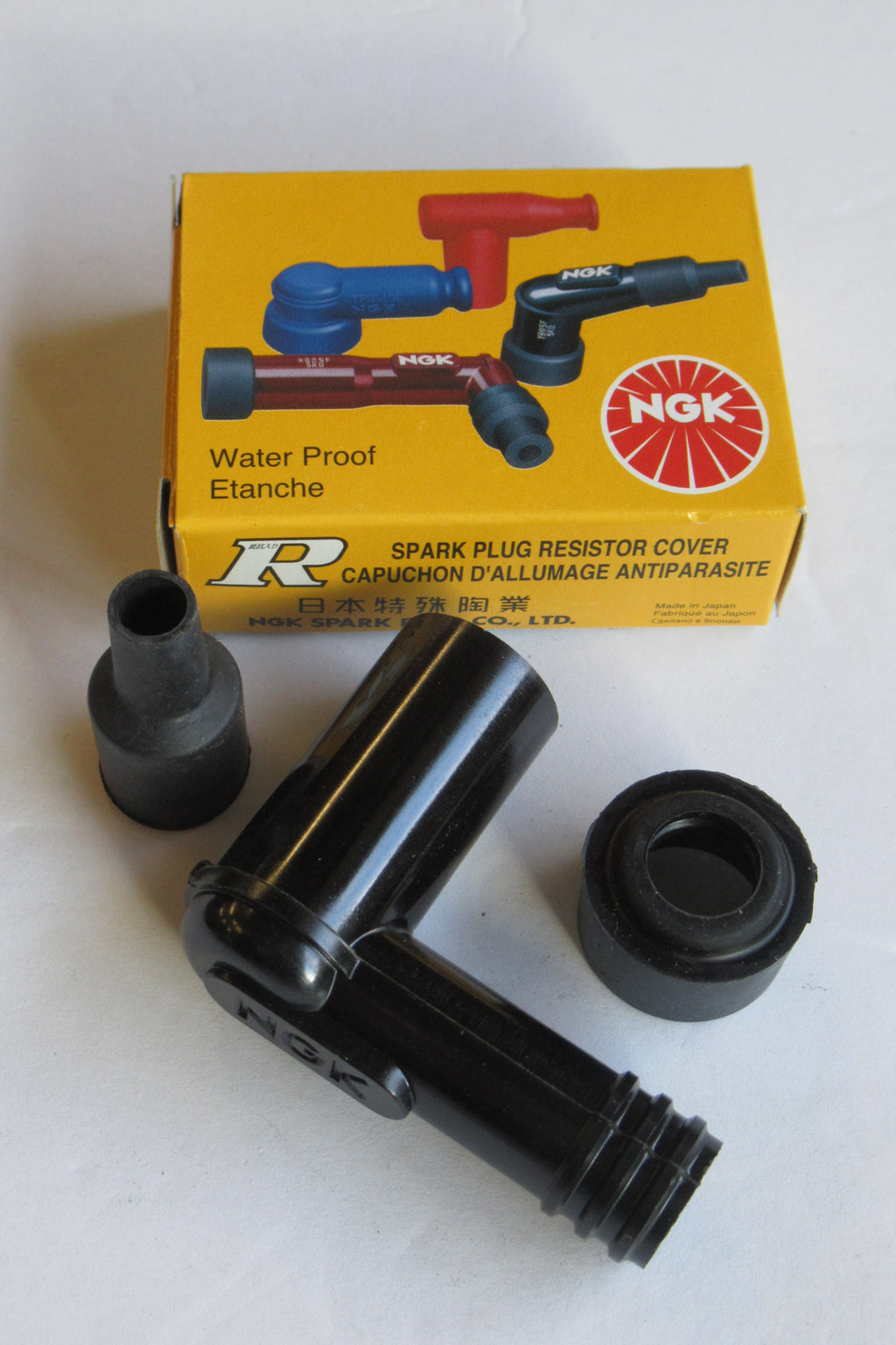 Spark plug cap 5K 5000 ohm resistive classic boot electronic ignit | Steadfast Cycles