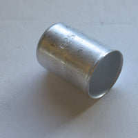 Crimp Ferrule .625" ID x .968" length x .453" Pierce aluminum oil line fitting