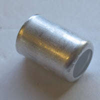 Crimp Ferrule .625" ID x .968" length x .453" Pierce aluminum oil line fitting