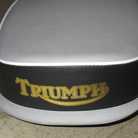 Triumph T120 T100 T90 grey top seat 82-5366 1963 64 65 66 3TA 5TA UK Made