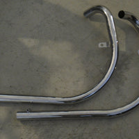 BSA TT pipes exhaust pipe set A65 Unit twin 1963 64 65 66 67 68 69 70 chrome UK