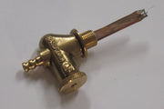 Brass push pull petcock Petrol tap 1/8" x 1/8" GAS outlet filter BSA AJS D10/14