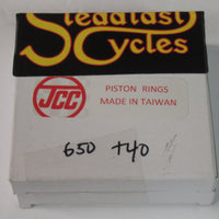 Triumph 650 plus 40 piston rings JCC plus .040 over sized unit 650 T120 TR6