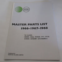 NORTON parts book 1966 67 68 Atlas N15CS P11  P11A 650SS G15CS G15CSR G15