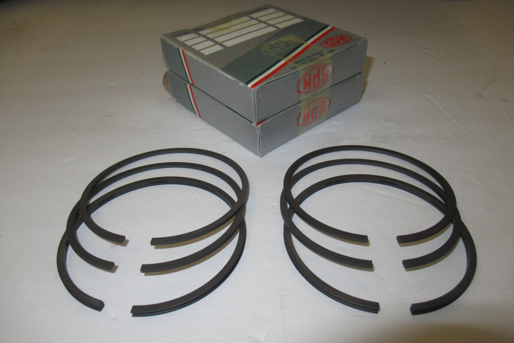 Triumph piston rings Unit 650 .040 plus 40 T120 TR6 GPM Italy ring set