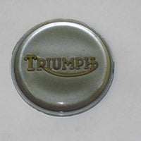 Triumph tank top badge T140 T120 5 speed OIF silver gold 83-4776 UK Made