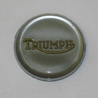 Triumph tank top badge T140 T120 5 speed OIF silver gold 83-4776 UK Made