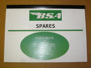 BSA A65 A50 spares parts book 1966